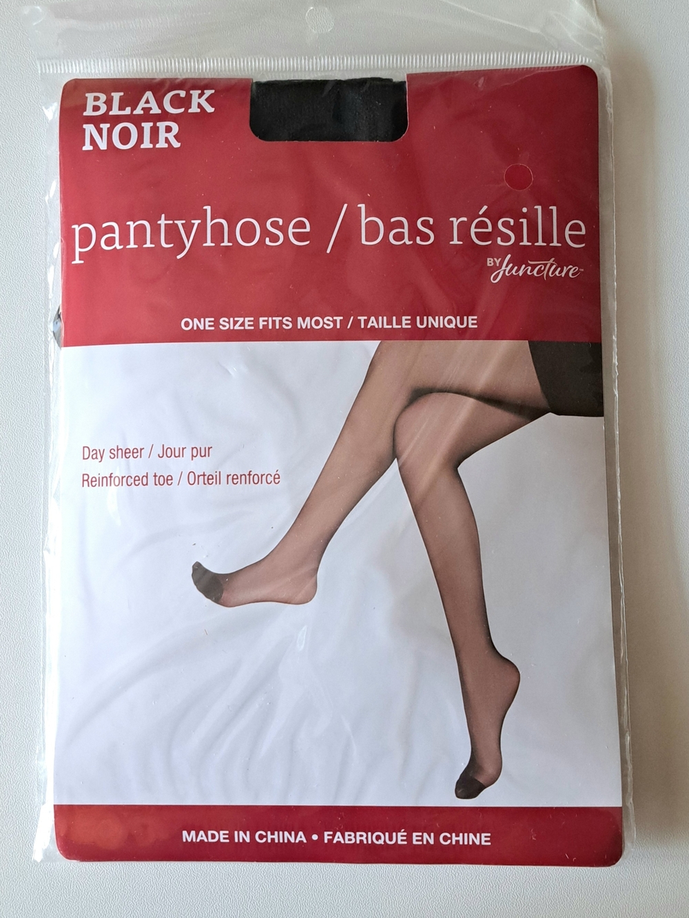 Juncture Black Day Sheer Pantyhose